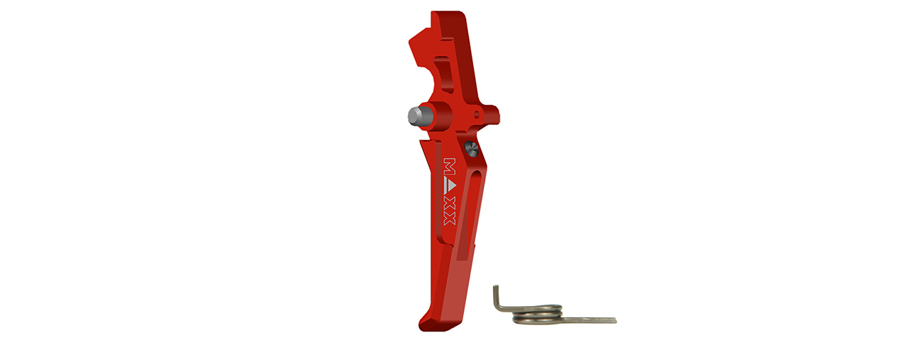 CNC Aluminum Advanced AEG Trigger (Style E) (Red)