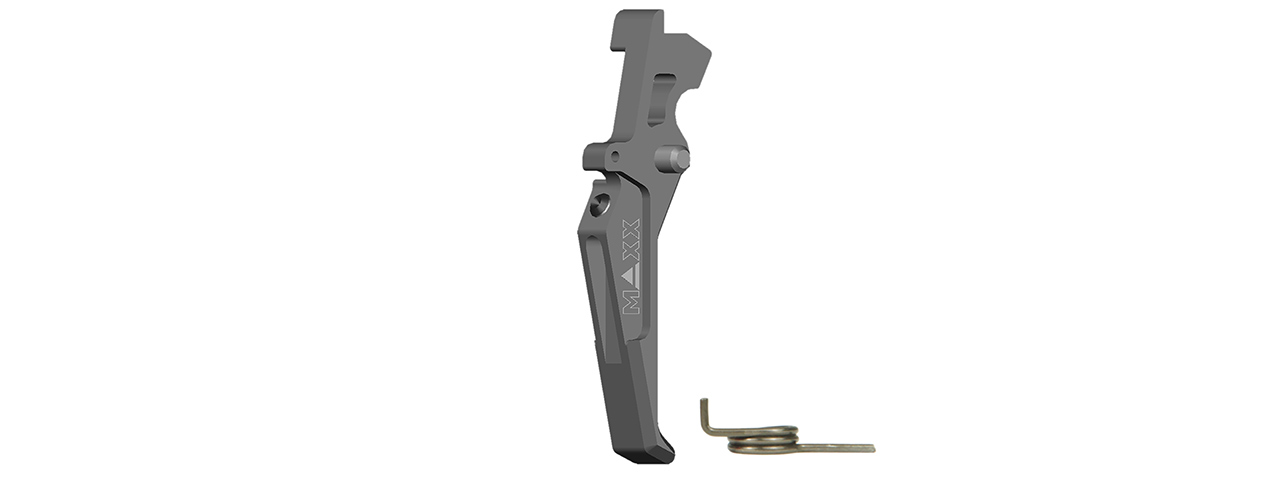 CNC Aluminum Advanced AEG Trigger (Style E) (Titan) - Click Image to Close