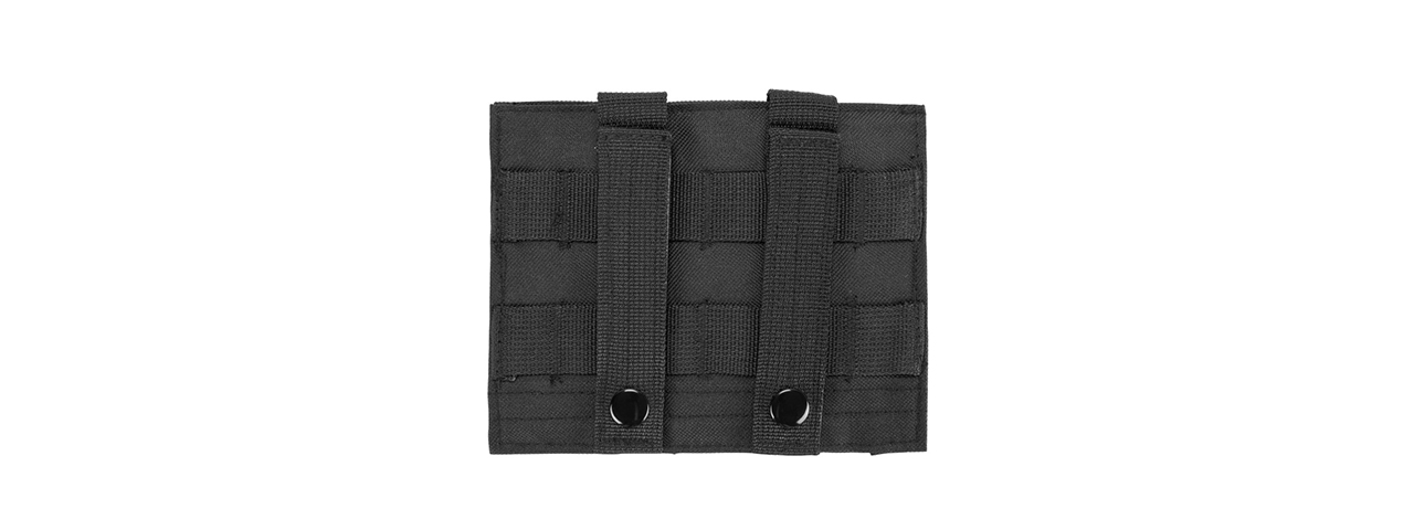 VISM MOLLE TRIPLE PISTOL MAGAZINE POUCH - BLACK