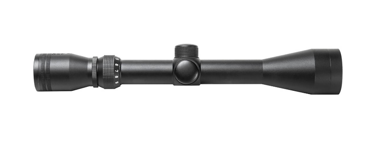 NCSTAR TACTICAL 3-9X40MM SHOOTER RIFLE SCOPE - BLACK