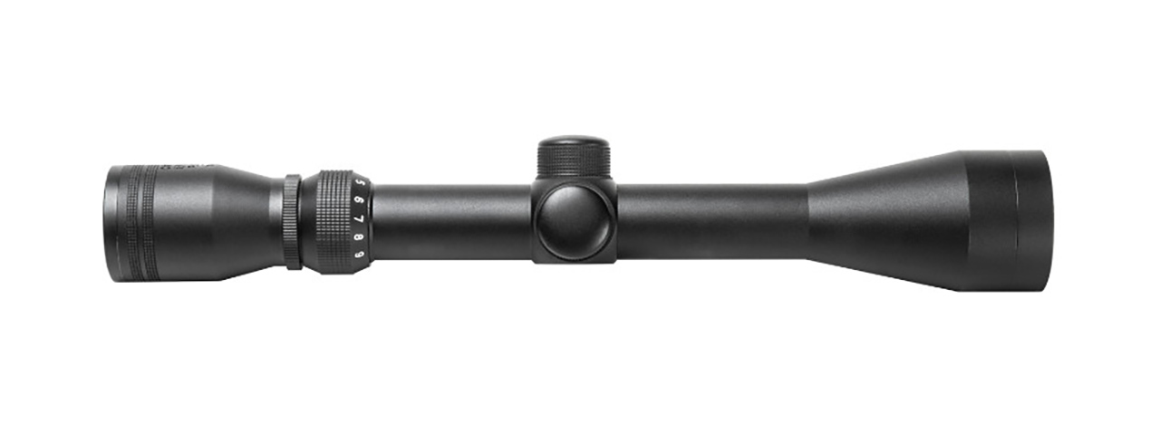 NCSTAR TACTICAL 3-9X40MM SHOOTER RIFLE SCOPE - BLACK - Click Image to Close