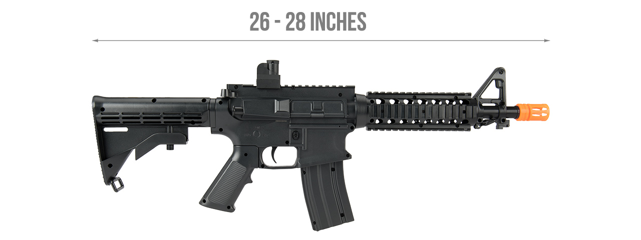 UK ARMS P2206 QUAD RIS M4 SPRING RIFLE (BLACK)
