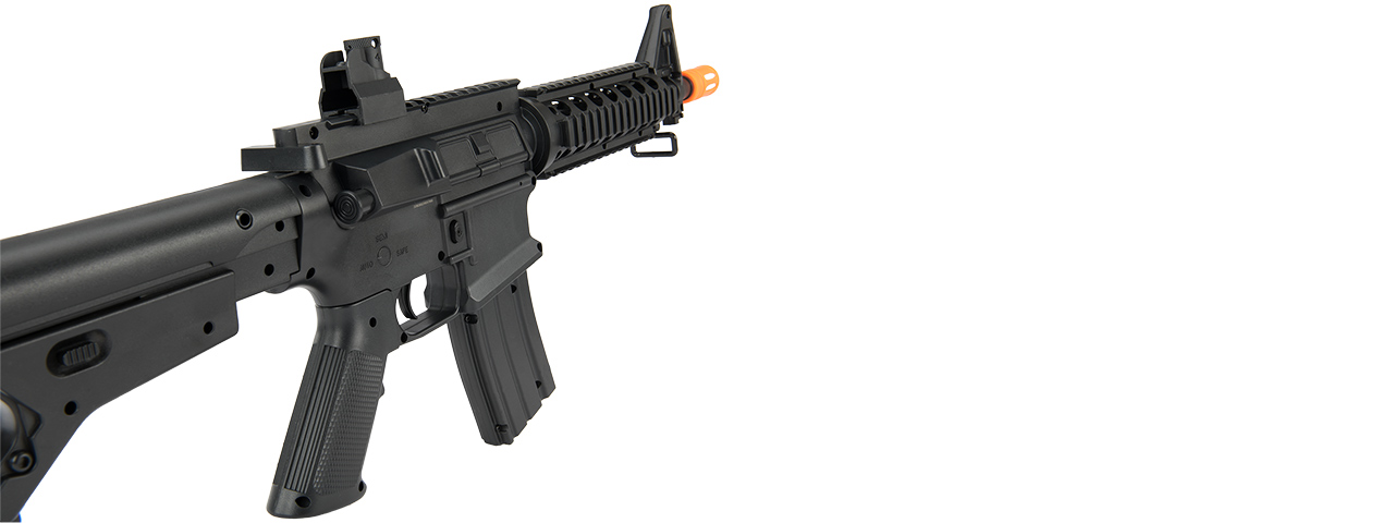 UK ARMS P2209 M4 QUAD RIS SPRING RIFLE W/ ADJUSTABLE STOCK (BLACK)