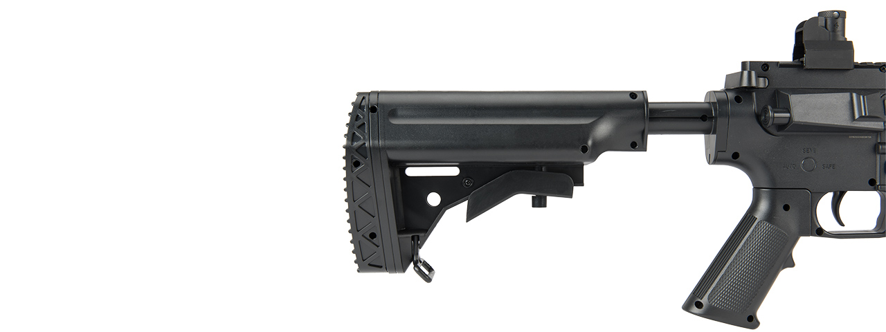 UK ARMS P2211 QUAD RIS M4 SPRING RIFLE W/ GRIP COVERS (BLACK)