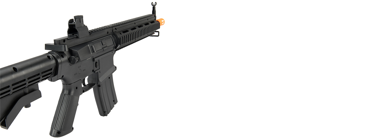 UK ARMS P2215 M4 QUAD MONOLITHIC RIS SPRING RIFLE (BLACK)