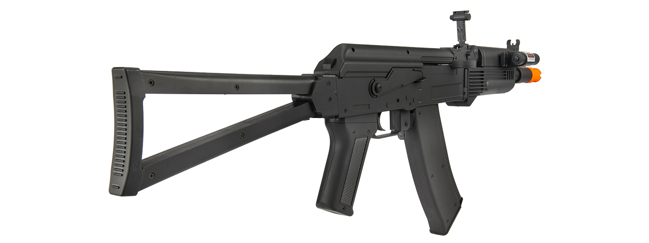 UK Arms P74 AK74 Airsoft Spring Rifle w/ Laser & Flashlight (Color: Black) - Click Image to Close