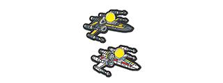 APRILLA DESIGN PVC IFF HOOK & LOOP POP CULTURE SERIES PATCH (MODEL: X-WING SET)