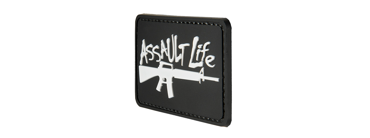 G-FORCE ASSAULT LIFE PVC MORALE PATCH (BLACK)