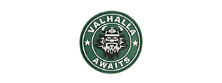 G-FORCE VALHALLA AWAITS PVC MORALE PATCH (GREEN)