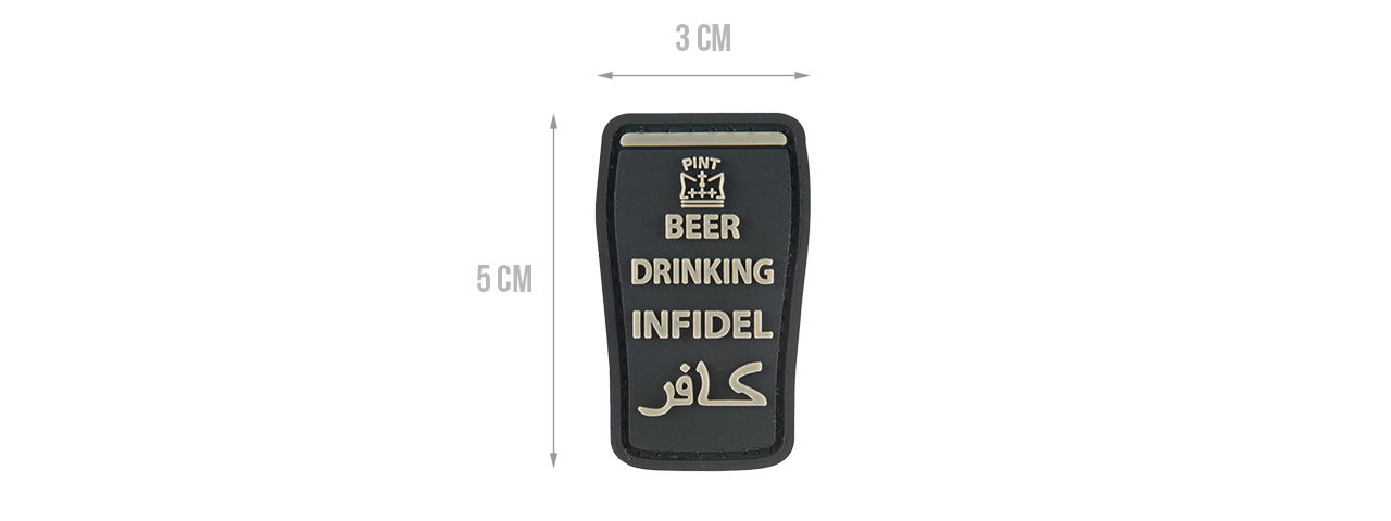 G-FORCE BEER DRINKING INFIDELS MORALE PATCH - Click Image to Close