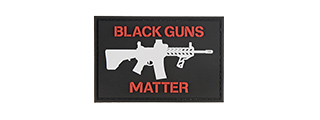 G-FORCE BLACK GUNS MATTER PVC MORALE PATCH