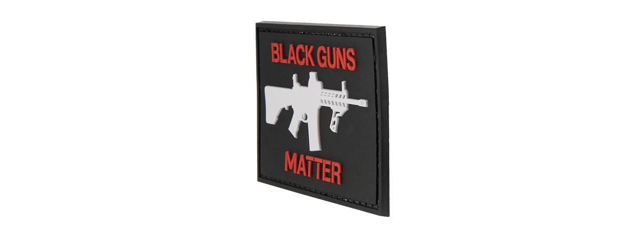 G-FORCE BLACK GUNS MATTER PVC MORALE PATCH - Click Image to Close