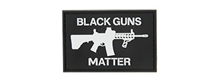 G-FORCE BLACK GUNS MATTER PVC PATCH