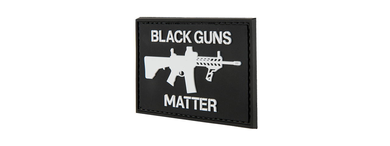 G-FORCE BLACK GUNS MATTER PVC PATCH - Click Image to Close