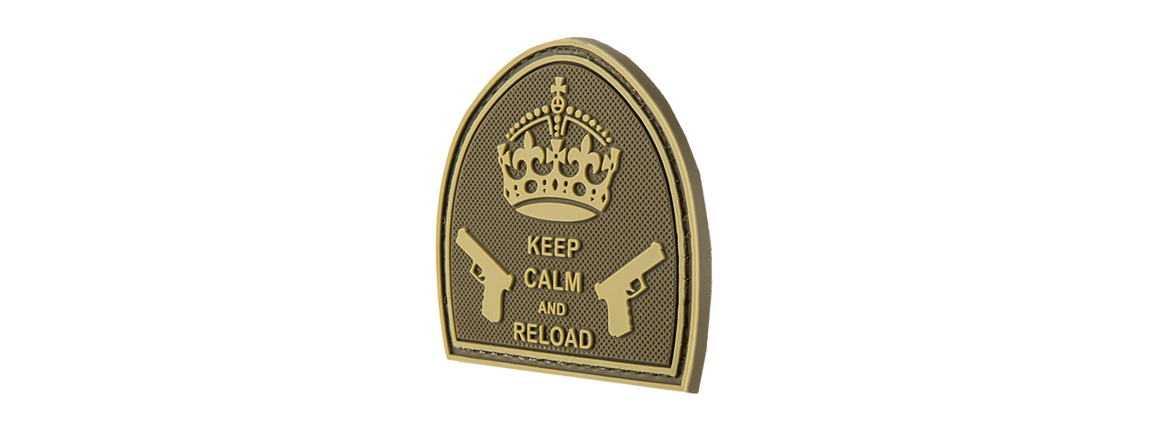 G-FORCE KEEP CALM AND RELOAD PVC PATCH