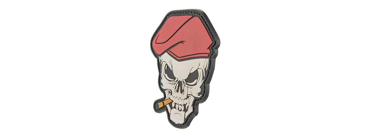 G-FORCE SMOKING SKULL PVC PATCH