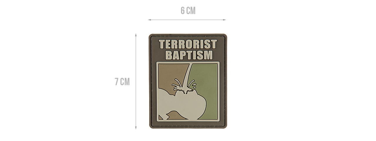 G-FORCE TERRORRIST BAPTISM PVC MORALE PATCH