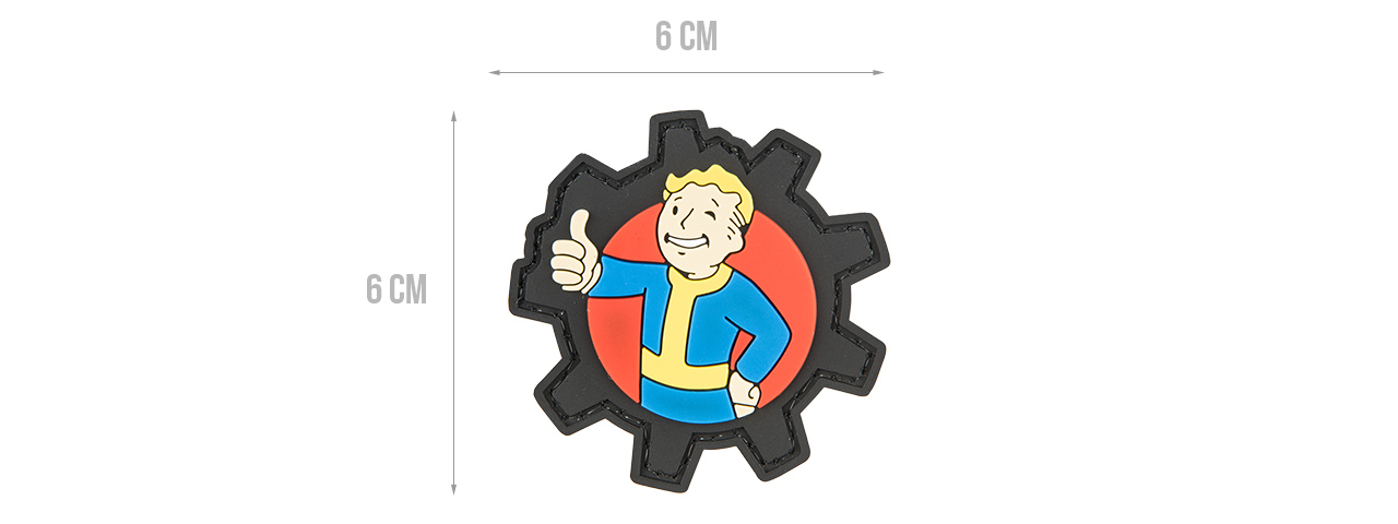 G-FORCE FALLOUT BOY THUMBS UP PVC MORALE PATCH