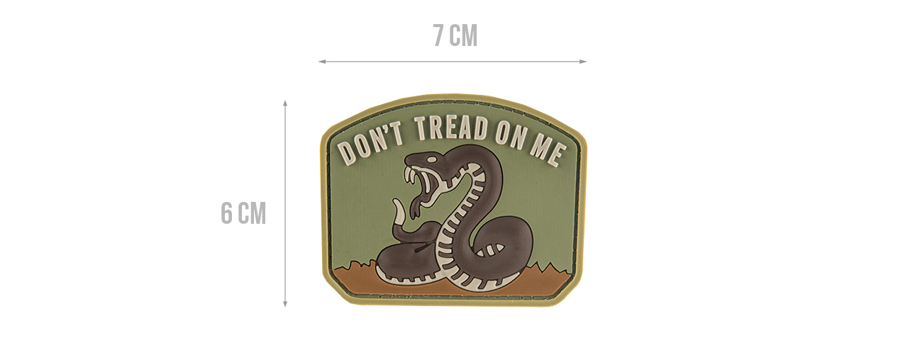 G-FORCE DON'T TREAD ON ME PVC MORALE PATCH