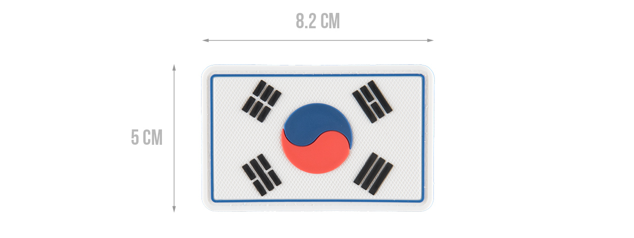 G-FORCE KOREAN FLAG PVC PATCH