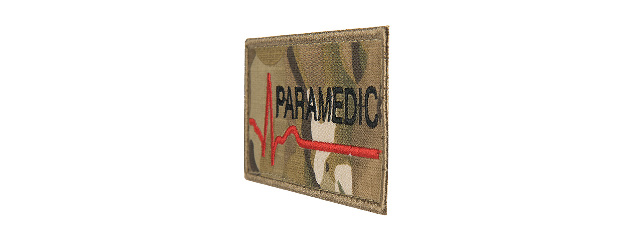 G-FORCE PARAMEDIC EMBROIDERED MORALE PATCH - Click Image to Close