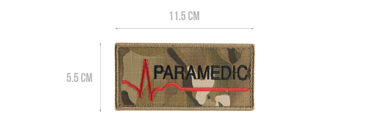 G-FORCE PARAMEDIC EMBROIDERED MORALE PATCH