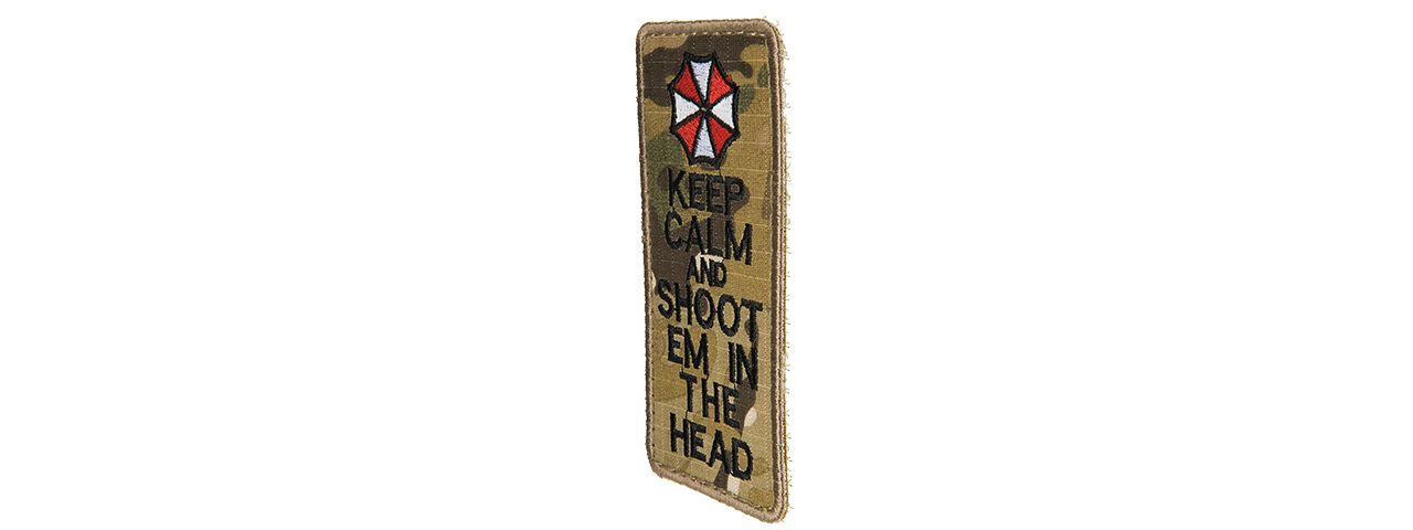 G-FORCE KEEP CALM AND SHOOT 'EM IN THE HEAD MORALE PATCH