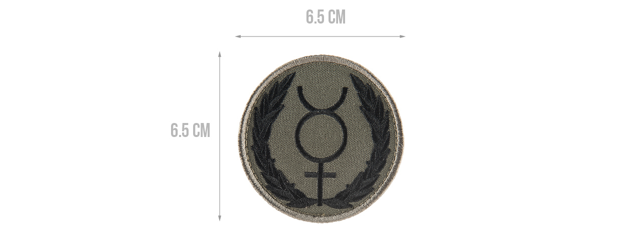 G-FORCE MERCURY SYMBOL EMBROIDERED MORALE PATCH