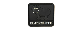 G-FORCE GLOW-IN-THE-DARK BLACK SHEEP PVC LARGE PATCH (BLACK)