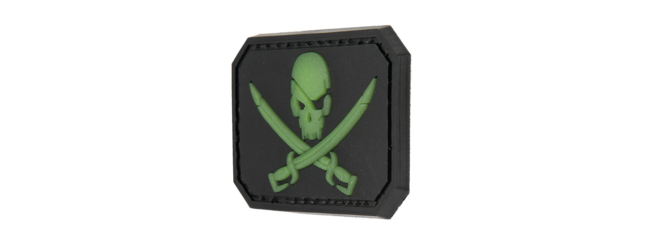 G-FORCE GLOW IN THE DARK PIRATE MORALE PATCH - Click Image to Close