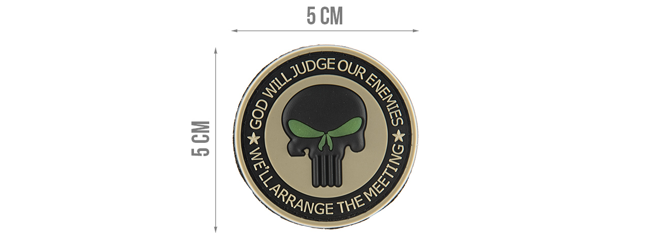G-FORCE PUNISHER ENEMIES GLOW-IN-THE-DARK PVC MORALE PATCH