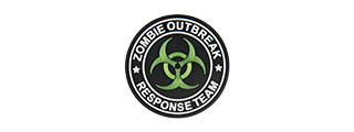 G-FORCE GLOW-IN-THE-DARK ZOMBIE OUBREAK RESPONSE TEAM PVC MORALE PATCH