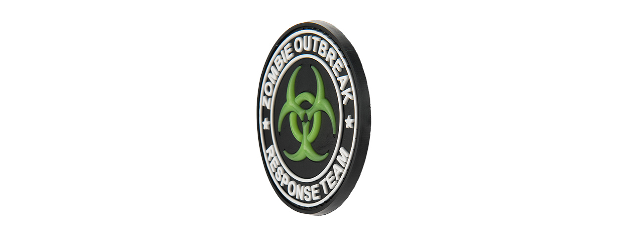 G-FORCE GLOW-IN-THE-DARK ZOMBIE OUBREAK RESPONSE TEAM PVC MORALE PATCH