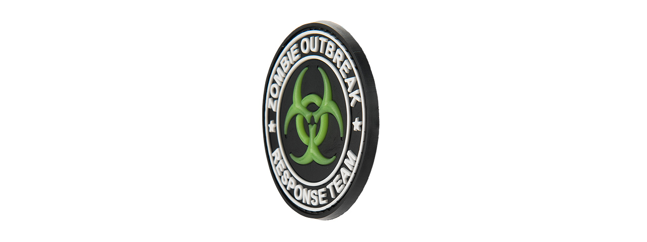 G-FORCE GLOW-IN-THE-DARK ZOMBIE OUBREAK RESPONSE TEAM PVC MORALE PATCH - Click Image to Close