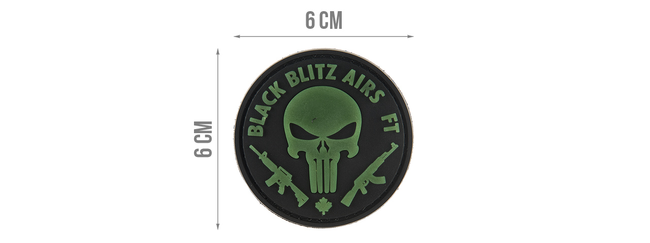 G-FORCE BLACK BLITZ AIRS FT PVC MORALE PATCH