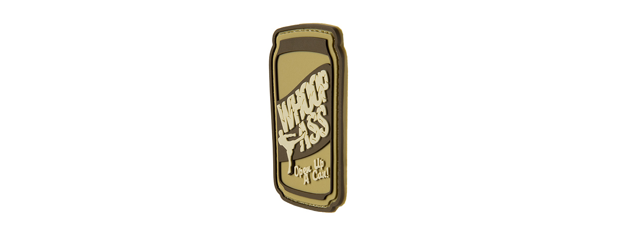 G-FORCE OPEN A CAN OF WHOOP A** PVC MORALE PATCH (TAN) - Click Image to Close