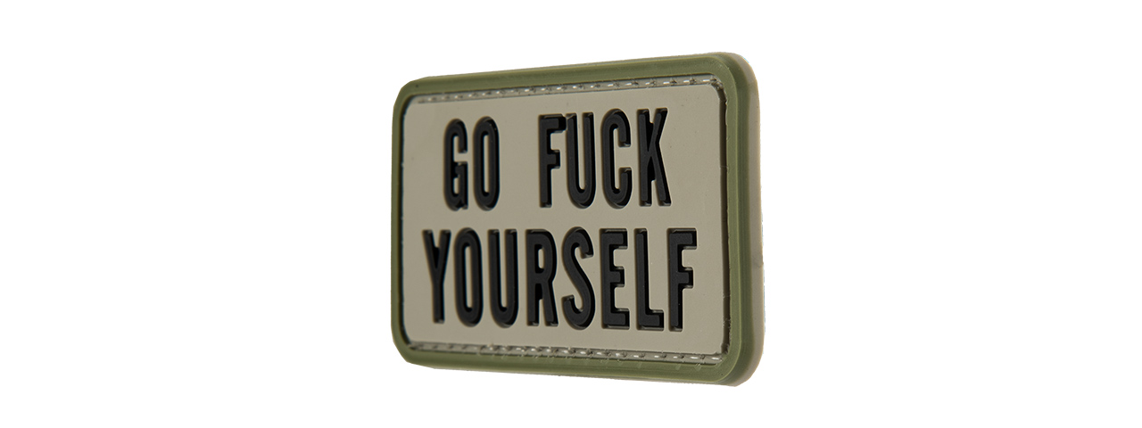 G-FORCE GO F*** YOURSELF PVC MORALE PATCH - Click Image to Close