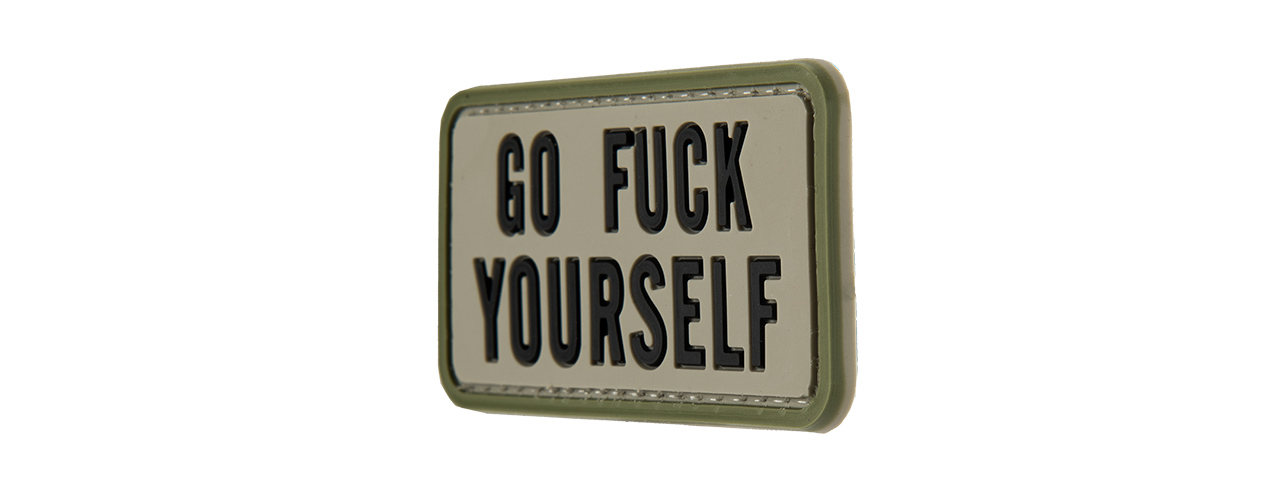 G-FORCE GO F*** YOURSELF PVC MORALE PATCH