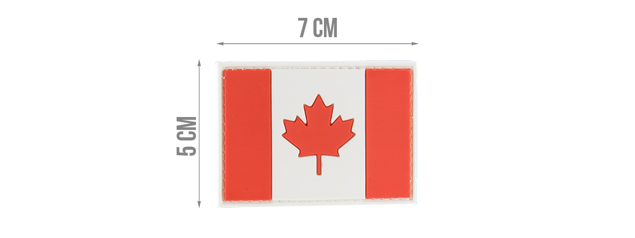 G-FORCE CANADIAN FLAG PVC MORALE PATCH - Click Image to Close