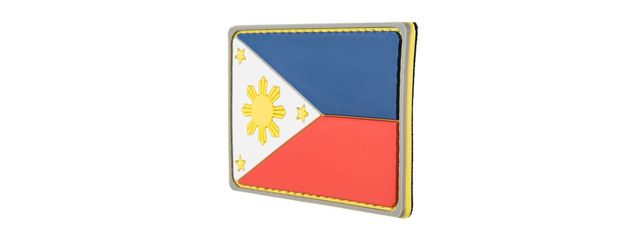 G-FORCE PHILIPPINES FLAG PVC PATCH - Click Image to Close