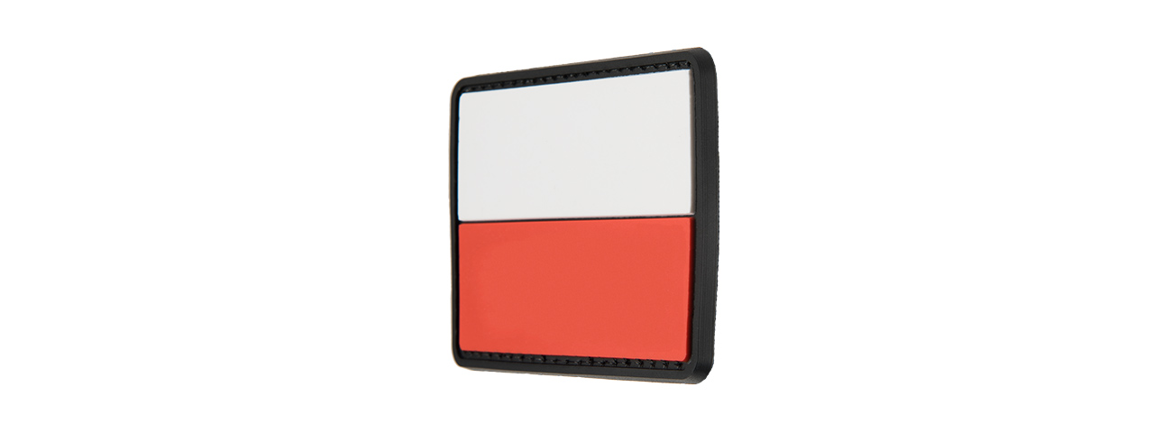 G-FORCE POLISH FLAG PVC MORALE PATCH - Click Image to Close