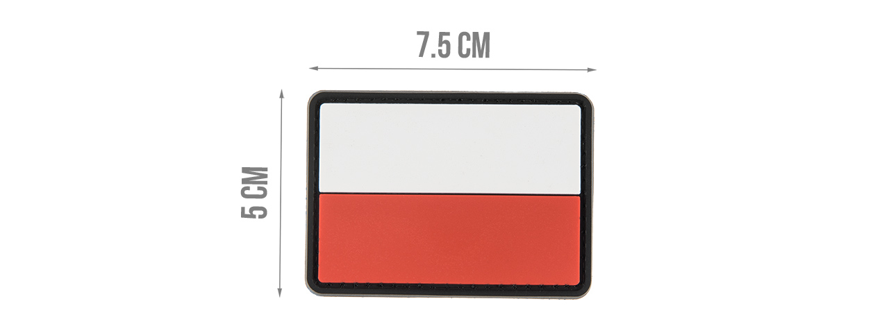 G-FORCE POLISH FLAG PVC MORALE PATCH