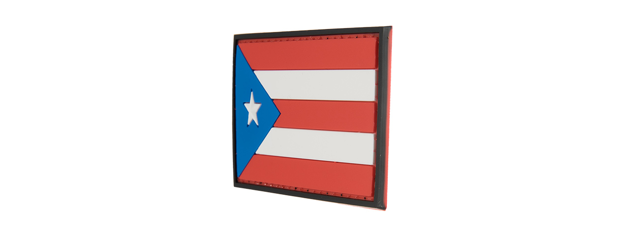 G-FORCE PUERTO RICO FLAG PVC MORALE PATCH - Click Image to Close