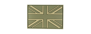 G-FORCE UK FLAG PVC MORALE PATCH (OD GREEN)