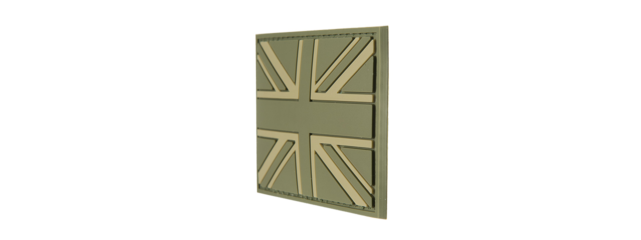 G-FORCE UK FLAG PVC MORALE PATCH (OD GREEN)
