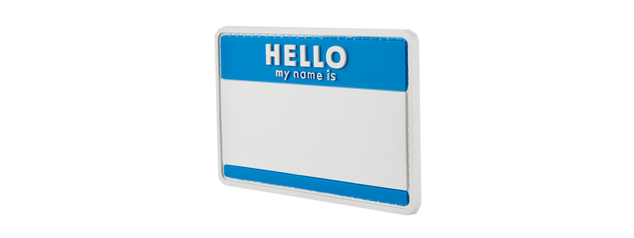 G-FORCE HELLO MY NAME IS PVC PATCH - Click Image to Close