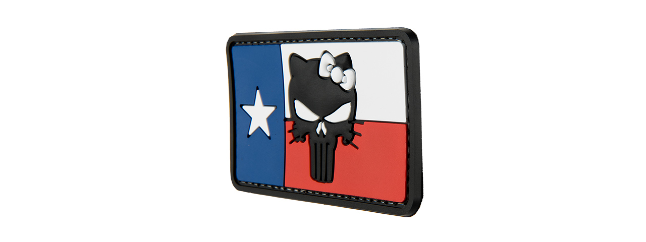 G-FORCE TEXAS FLAG PUNISHER KITTY PVC PATCH