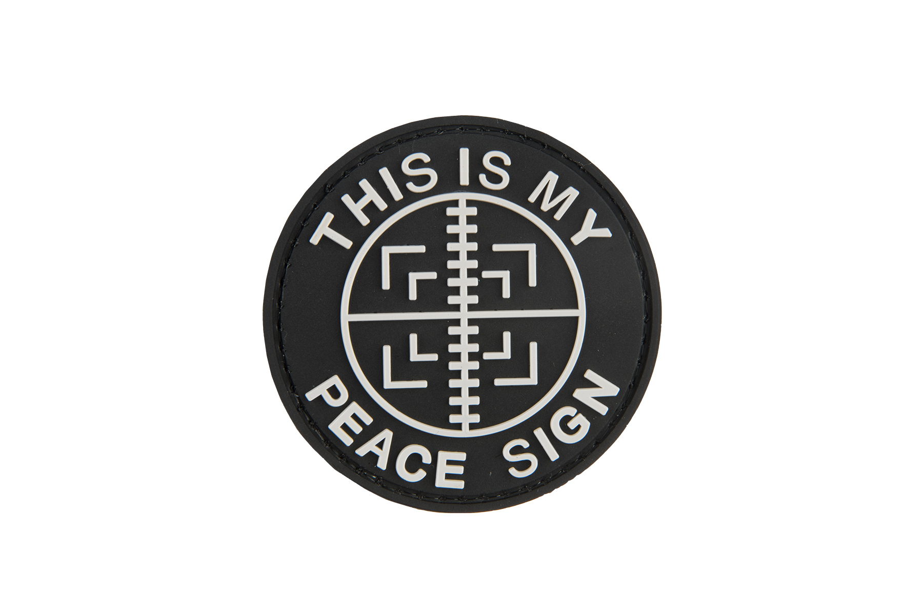 G-FORCE THIS IS MY PEACE SIGN PVC PATCH - Click Image to Close