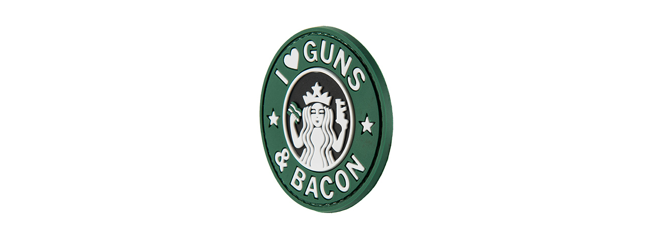 G-FORCE I LOVE GUNS AND BACON PVC MORALE PATCH