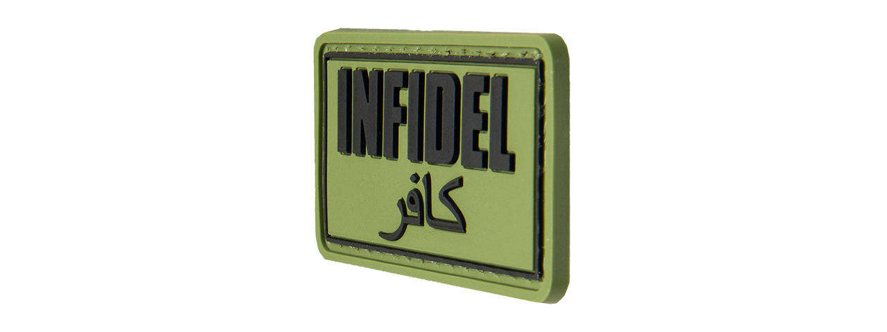 INFIDEL PVC MORALE PATCH (OD GREEN) - Click Image to Close